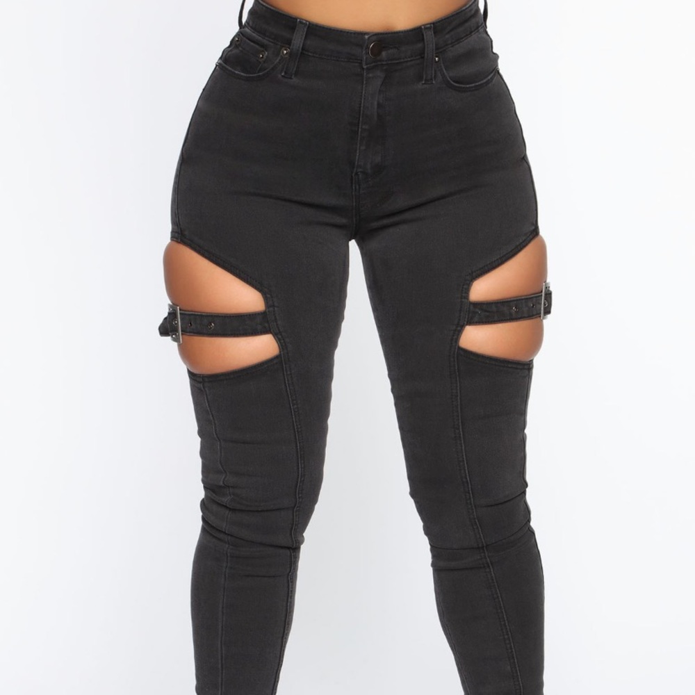 Buckle Up Sis Skinny Jeans